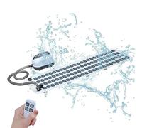 SJH Home Surfing Massage Bath Mat, 6-Speed Adjustable, Non-Slip, Inflatable Pillow, Wave Massage Mat, Bath Spa Mat for Muscle Relief