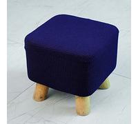 Small Foot stool Cover,Non-slip Ottoman Slipcovers with Elastic Bottom,Stretch&Soft Square Mini Chair Cover,Home Footrest Protector(25-33cm)