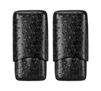 SJHDHDA Cigar Boxs,Humidors, Humidifiable Cigar Case Leather Cecigar Cigar Box Holds 3 Cigars Cigar Humidor Great Men Learned extensively