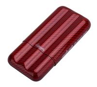 SJHDHDA Cigar Boxs,Humidors,Portable Cigar Case Humidor,3-Finger Travel Cigar Tube,Carbon Fiber Cigar Holder,Cigar Gift Set for Man/Black/15X7X3Cm Learned extensively