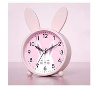 SJHDHDA Desk Clock Metal Shell Small Alarm Clock Soft Light Night Light Student Bedroom Mute Alarm Watch Children‘s Special High Volume Bedside Clock Alarm Clock for Bedroom(B) Learned extensively
