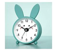 SJHDHDA Desk Clock Metal Shell Small Alarm Clock Soft Light Night Light Student Bedroom Mute Alarm Watch Children‘s Special High Volume Bedside Clock Alarm Clock for Bedroom(F) Learned extensively