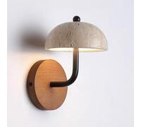 SJHDHDA LED Dome Wall Light Nordic Wall Sconce Mushroom Lamp Natural Stone Sconces Wall Lighting, Modern Wall Mount Lights Art Deco for Living Room Bedroom Bedside Hallway Learned extensively