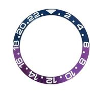 SJHDUNBW EUR 1pc 38mm Magnesium Aluminum Digital Watch Bezel Insert, Conversion Accessories for 40MM Cases Watch Mod Parts(Blue Purple)