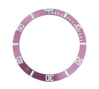 SJHDUNBW EUR 1pc 38mm Magnesium Aluminum Digital Watch Bezel Insert, Conversion Accessories for 40MM Cases Watch Mod Parts(Rose)