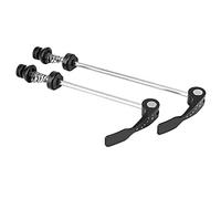 SJHFKDK Bike Quick Release Skewer, 2pcs Bicycle Wheel Hub Skewers 100mm/130mm Mountain Bike Quick Release Bolt Lever Axle Cycling Front&Rear Aluminium Alloy Skewer Quick Release Bike Skewers(Black)