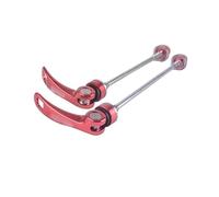 SJHFKDK Bike Quick Release Skewer, 2Pcs Bike Bicycle Wheel Hub Skewers Quick Release Bolt Lever Axle Road Mountain Bike Kit Durable Quick Release Bike Skewers(Red)