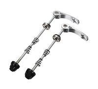 SJHFKDK Bike Quick Release Skewer, Pair Bike Bicycle Cycling Wheel Hub Skewers Quick Release Bolt Lever Axle Quick Release Bike Skewers(Silvery)