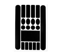 SJHFKDK Bike Stickers, Bike Stickers for Frame 2 Pcs Protection Front Fork Sticker Bicycle Cycling Mountain Bike Chain Frame Tape(B)