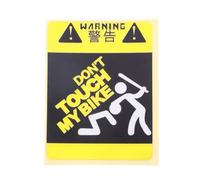 SJHFKDK Bike Stickers, Bike Stickers for Frame 3 Pcs 3D MTB Bike Scratch-Resistant Protect Frame Protector Removeable Sticker Road Bicycle Paster Guard Cover Bicycle Accessories(04)
