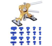 SJHFKDK Dent Removal Kit Powerful Dent Puller Removal Kit Suction Cup Car Body Paintless New Adjustable Width Golden Lifter Repair Tools Uso apto para Auto Hail Damage(Puller with 20 Tabs)