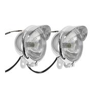 SJHFKDK Motorcycle Indicators, Led Indicators Motorcycle 2PCS Universal Motorcycle Fog Light Headlight Chrome Driving Passing Spot Lamp Motorbike(2PCS)