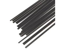 SJHKXAHY Carbon Fibre Rods, 10 Carbon Fibre Rods Per Lot, 0.5x3mm/0.6x3mm/1x3mm/1x4mm/1x6mm/500mm Length, DIY Materials