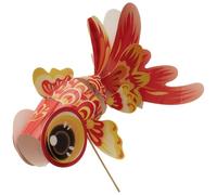 SJHPZG DIY Goldfish Lantern Craft Set New Year Spring Festival Lantern Creative Activity Cultural Celebration(Paper Red)