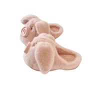 SJHPZG Mujer Women's Cute Pig Plush Slippers Kawaii Cartoon Animal Fuzzy House Slippers Funny Cozy Winter Warm Fluffy Bedroom Shoes Ladies(Rose,6 UK)