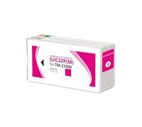 SJIC22P Ink Cartridge Compatible for Epson ColorWorks C3500 | Pigment ink, with chip, replacement cartridge, sharp text, durable label printing(M)
