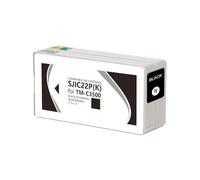 SJIC22P Ink Cartridge Compatible For Epson ColorWorks C3500 Series | Pigment Ink, Chip Included, Label Printing Supply(Bk)