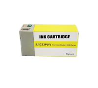 SJIC22P Ink Cartridge, Compatible with Epson, TM-C3500 | Pigment ink cartridge with chip, BK C M Y, 30ML per unit(1PC-Y)