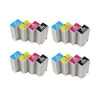 SJIC22P Pigment Ink Cartridge Compatible For Epson TM-C3500 | Label Printing, Office Use, Clear Marking, Stable Ink Supply, Easy Replacement(4set)