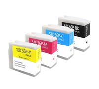 SJIC36P T44C1 Ink Cartridge Compatible For Epson CW-C6000Ae/C6000Pe | C6500Ae/C6500Pe, Pigment Ink Cartridge, Color Label Printing Supply(1set)