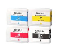 SJIC42P Ink Cartridge Compatible For Epson C4030/C4000/C4020 | Color Ink Cartridge, Glossy Label Printing Supply, Replacement Ink(1set)
