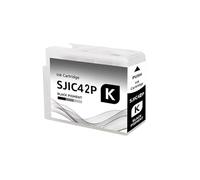 SJIC42P SJIC41P Ink Cartridge 80ML Compatible For Epson CW-C4000 | Label Printing, Office Use, Clear Marking, Stable Ink Supply, Easy Replacement(EU. SJIC42-BK)