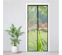 Sjldwtmt Magnetic Fly Screen Door, Insect Protection Balcony Door, Easy Adhesive Installation, No Drilling, Friendly to Children and Pets, for Balcony Door, Cellar Door and Patio Door, 90 x 180 cm,