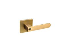 SJLOYNWQ Bathroom Three-Pole Lock with red and Green Indicator Light to the Door Handle(with Key-2)