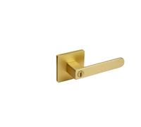SJLOYNWQ Bathroom Three-Pole Lock with red and Green Indicator Light to the Door Handle(with Key-4)