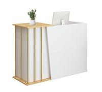 SJMDMZD Checkout counter, counter, professional counter, hairdressing salon, for the home, office, clothing store, shopping malls, hotels (size: 100 cm, colour: b)