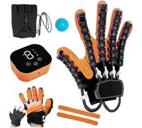 SJMDMZD Finger and Hand Function Rehabilitation Trainer Robotic Rehab Gloves Stroke Rehabilitation Aids, Therapeutic Physio Products for Finger Recovery Workout Right M