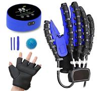 SJMDMZD Rehabilitation Robot Glove for Stroke Hemiplegia, Stroke Hand Splint Recovery Equipment, Fingers Strength Training Device, Therapeutic Physio Productes for Finger Reovery Workout B Right L