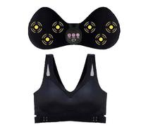 SJMDSDSC Breast Massager Feminine Bra Chest Massage Heating Pad Enhancement Heated Shaping Beautiful Anti Sagging,Growth and Firming Simulated Human Hand Design(XXL,Black)