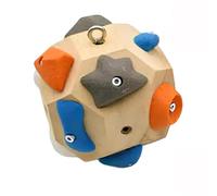 SJMDSDSC Handcrafted Build Strength and Precision 3D Climbing Ball for Training Simulated Rock Wall Holds Portable Gear Gifts Rocks Climbers Block Anywhere(1 item,Khaki)