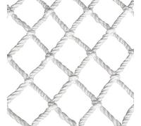 SJMFGF Safety Anti-fall Nylon Net - Children's Pet Stairs Balcony Stairs Protection Net Indoor White Decorative Mesh Rope 6mm / Grid 5cm Size Optional (Size : 1 * 4m)