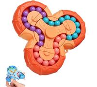 SJMR Magic Bean Rotating Cube - Creative Finger jigsaw Puzzle Toy,Handheld Spinner Educational Decompression Toy Ball Game,Gift for Kids age 3 Above Christmas Birthday New Year