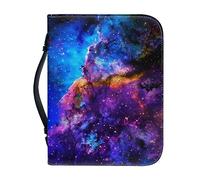 SJOAOAA Bible Cover for Men and Women PU Leather Study BibleBag Handy Storage Bag, Palm Tree Size M