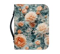 SJOAOAA Color Splash Butterfly Book Cover Carrier Carrying Organizer Bag with Multiple Inside Storage Pockets Size L