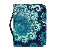 SJOAOAA Color Splash Butterfly Book Cover Carrier Carrying Organizer Bag with Multiple Inside Storage Pockets Size L