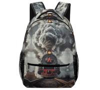 SJOAOAA Lightweight Backpack Animal Moon Wolf -Whistle Ergonomic Padded Shoulder Straps Backpacks Daypack Bookbag Schoolbag Travel Laptop Bags Style-655