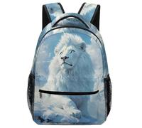 SJOAOAA Lightweight Backpack Animal Moon Wolf -Whistle Ergonomic Padded Shoulder Straps Backpacks Daypack Bookbag Schoolbag Travel Laptop Bags Style-662