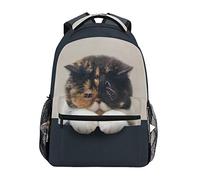 SJOAOAA Lightweight Backpack Beautiful Animal Sad Cat College Book Hiking Camping Backpacks Daypack Bookbag Schoolbag Travel Laptop Bags Style-4164