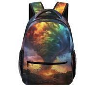 SJOAOAA Lightweight Backpack Compact Strange Climate Tornado Backpacks Daypack Bookbag Schoolbag Travel Laptop Bags Style-2022