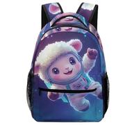 SJOAOAA Lightweight Backpack Cool Wolf Themed Animal Adjustable Straps Emergency Whistle Included Backpacks Daypack Bookbag Schoolbag Travel Laptop Bags Style-679