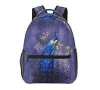 SJOAOAA Lightweight Backpack Peacock Tablet Picnic Cute Backpacks Daypack Bookbag Schoolbag Travel Laptop Bags Style-2297