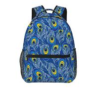 SJOAOAA Lightweight Backpack Peacock Tablet Picnic Cute Backpacks Daypack Bookbag Schoolbag Travel Laptop Bags Style-2295