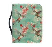 SJOAOAA Monet Art Bible Cover Case with a Bookmark, Water Lily Print Book Sleeve Notebook Protector Pouch, Faux Leather Size 2XL