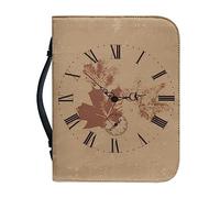 SJOAOAA Monet Art Bible Cover Case with a Bookmark, Water Lily Print Book Sleeve Notebook Protector Pouch, Faux Leather Size M