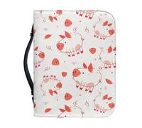 SJOAOAA Monet Art Bible Cover Case with a Bookmark, Water Lily Print Book Sleeve Notebook Protector Pouch, Faux Leather Size XL