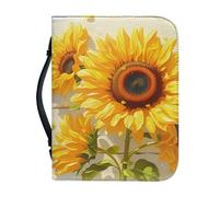 SJOAOAA Monet Art Bible Cover Case with a Bookmark, Water Lily Print Book Sleeve Notebook Protector Pouch, Faux Leather Size M